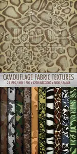 Camouflage Fabric Textures
