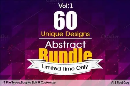 CreativeMarket - Creative Abstract Bundle - Vol 1