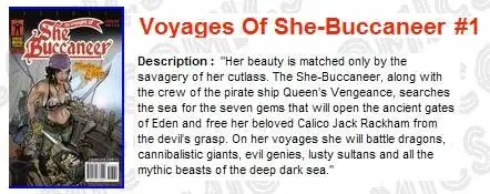 VOYAGES OF SHE-BUCCANEER 01 