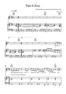 Take It Easy - Eagles (Piano-Vocal-Guitar (Piano Accompaniment))