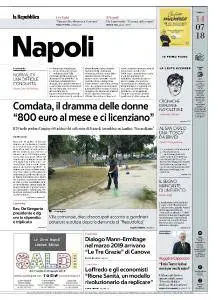 la Repubblica Napoli - 14 Luglio 2018