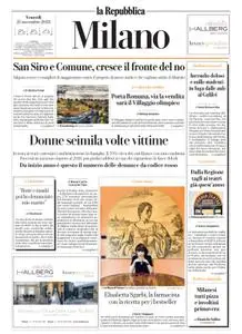 la Repubblica Milano - 25 Novembre 2022