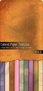 Colored Paper Textures #2