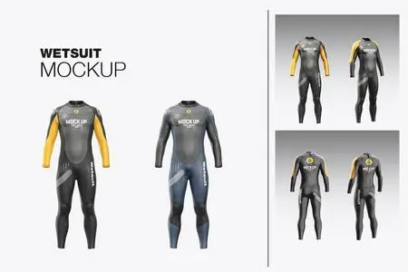 Mens Full Wetsuit mockup UUUG4KM