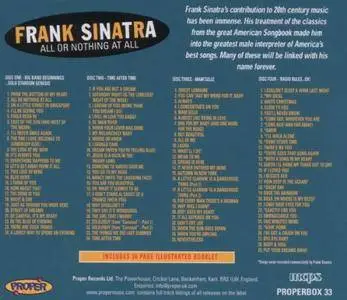 Frank Sinatra - All Or Nothing At All (4CD Box Set, 2001)