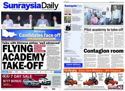 Sunraysia Daily – November 14, 2018