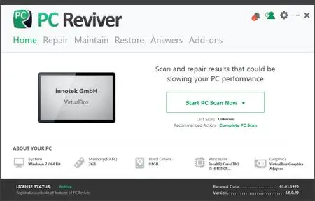 ReviverSoft PC Reviver 3.10.2.8 (x64) Multilingual