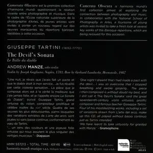 Andrew Manze - Giuseppe Tartini: The Devil's Sonata and others works (2019)