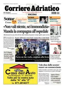 Corriere Adriatico Ancona - 21 Luglio 2019