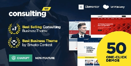 ThemeForest - Consulting v6.4.8 - Business, Finance WordPress Theme - 14740561 - NULLED