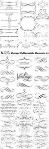 Vectors - Vintage Calligraphic Elements 12