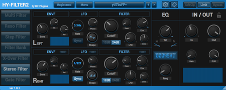 HY-Plugins HY-Filter2 v1.1.5 WiN / OSX