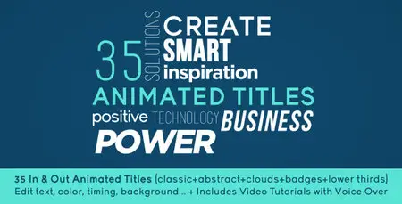 35 Animated Titles - Project for After Effects (VideoHive)