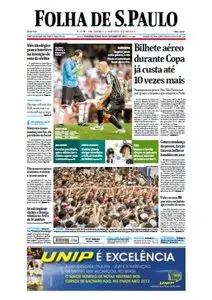 Jornal Folha de São Paulo - 14 de outubro de 2013 - Segunda