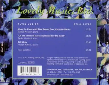 Alvin Lucier - Still Lives (2001)