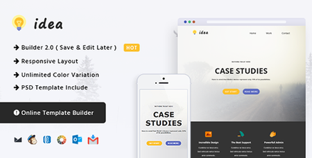 ThemeForest - Idea v1.0 - Responsive Email and Newsletter Template - 14705078