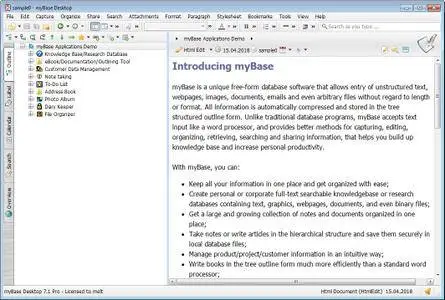 myBase Desktop 7.1 Pro