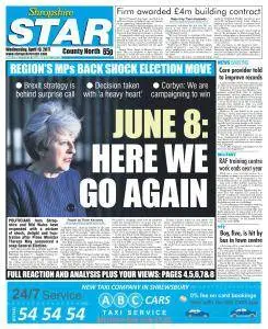 Shropshire Star North County Edition - April 19, 2017