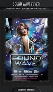 GraphicRiver Sound Wave Flyer Template