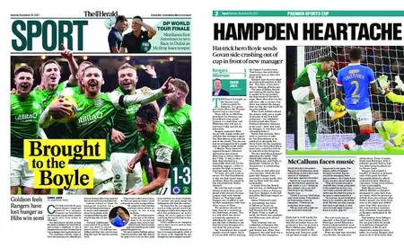 The Herald Sport (Scotland) – November 22, 2021