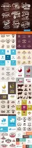 Logos and badges vector 25