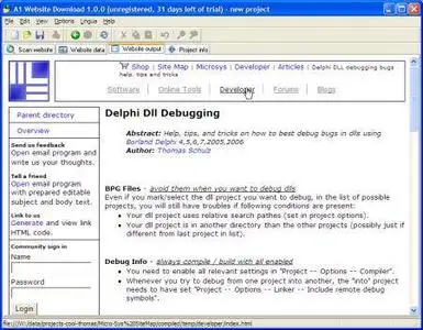 Micro-Sys A1 Website Download v1.34