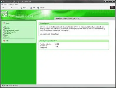 Astalavista's Security Toolbox DVD v3.0 