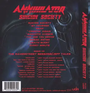 Annihilator - Suicide Society (2015) [Limited Edition]