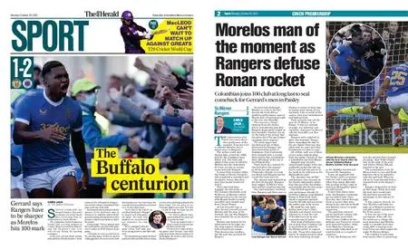 The Herald Sport (Scotland) – October 25, 2021