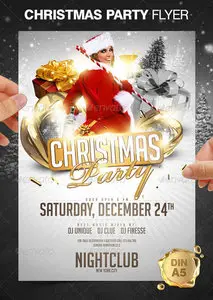 GraphicRiver Christmas Party Flyer