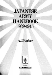Japanese Army Handbook 1939-1945 (Repost)