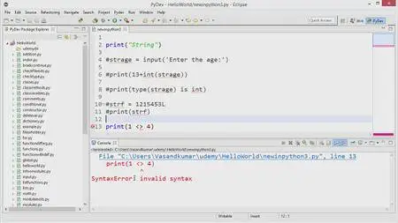 Udemy - Learn Python 2 and 3 Side by Side [repost]