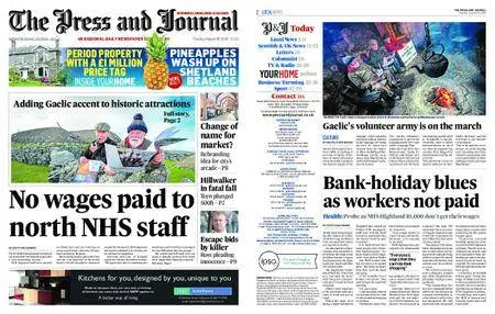 The Press and Journal Highlands and Islands – August 28, 2018