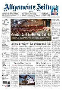Allgemeine Zeitung Mainz - 12. Januar 2018