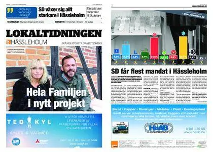 Lokaltidningen Hässleholm – 15 september 2018