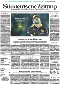Süddeutsche Zeitung vom Dienstag, 02. Dezember 2014