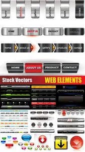Stock Vectors - Web Elements