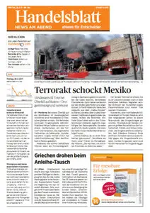 Handelsblatt News am Abend vom 26.08.2011