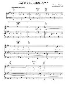 Lay My Burden Down - Alison Krauss & Union Station (Piano-Vocal-Guitar)