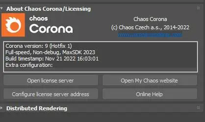 Chaos Corona 9 HF1 for Autodesk 3ds Max