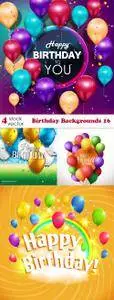 Vectors - Birthday Backgrounds 16