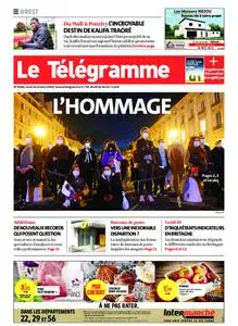 Le Télégramme Brest – 22 octobre 2020