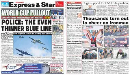 Express and Star Sandwell Edition – June 11, 2018