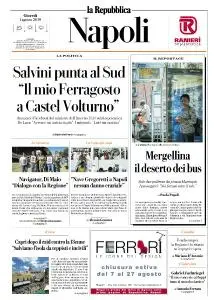 la Repubblica Napoli - 1 Agosto 2019