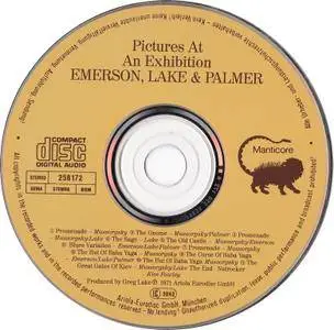 Emerson Lake & Palmer - Pictures At An Exhibition (1971) {1987, West Germany Press}