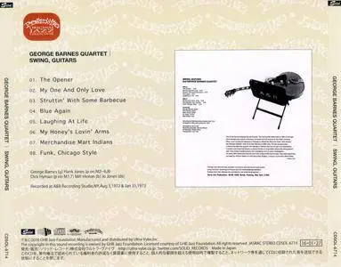 George Barnes Quartet - Swing, Guitars (1973) {2016 Japan Progressive Original Jazz Collection Series CDSOL-6714}