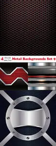 Vectors - Metal Backgrounds Set 9