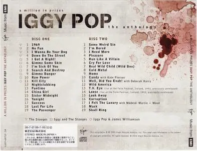 Iggy Pop - A Million In Prizes: The Anthology (2005) [VJCP-68753~54, Japan Press]