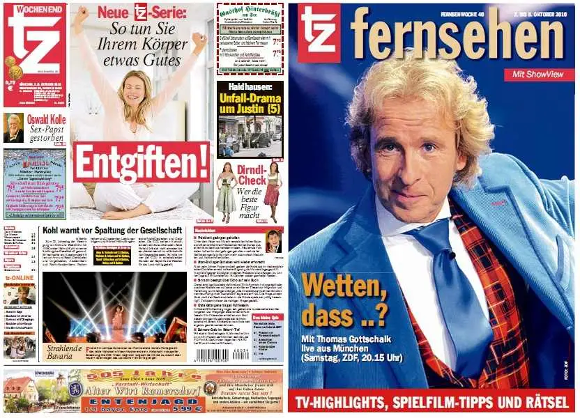 TZ München Wochenendausgabe vom 2./3. Oktober 2010