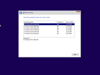 Windows 10 Pro OEM 20H2 10.0.19042.662 (x86/x64) Multilanguage November 2020